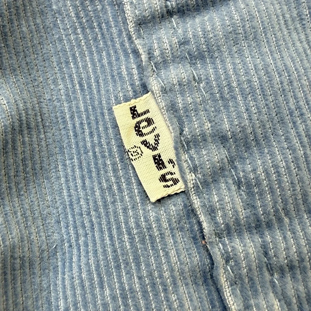 Vintage 1978 Levis 505 Light‎ Blue Corduroy Pants USA 30x36 Straight